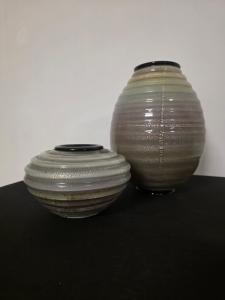 Pair of Seguso Murano Vases.
